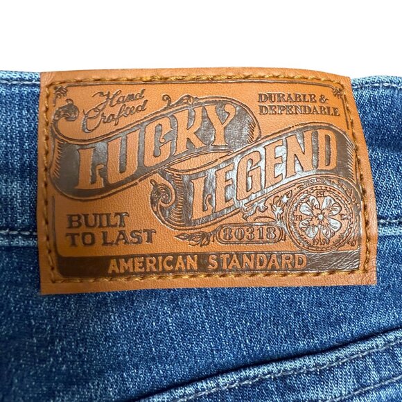 LUCKY BRAND "Luckly Legend" Women's NWOT Studded Sweet Mid Rise Flare | Size 6 - Picture 9 of 16